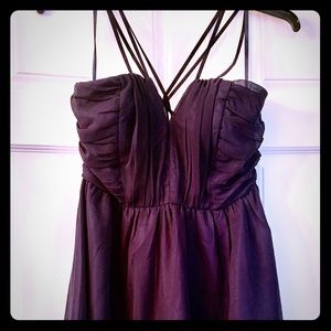 Navy dress w a strappy back